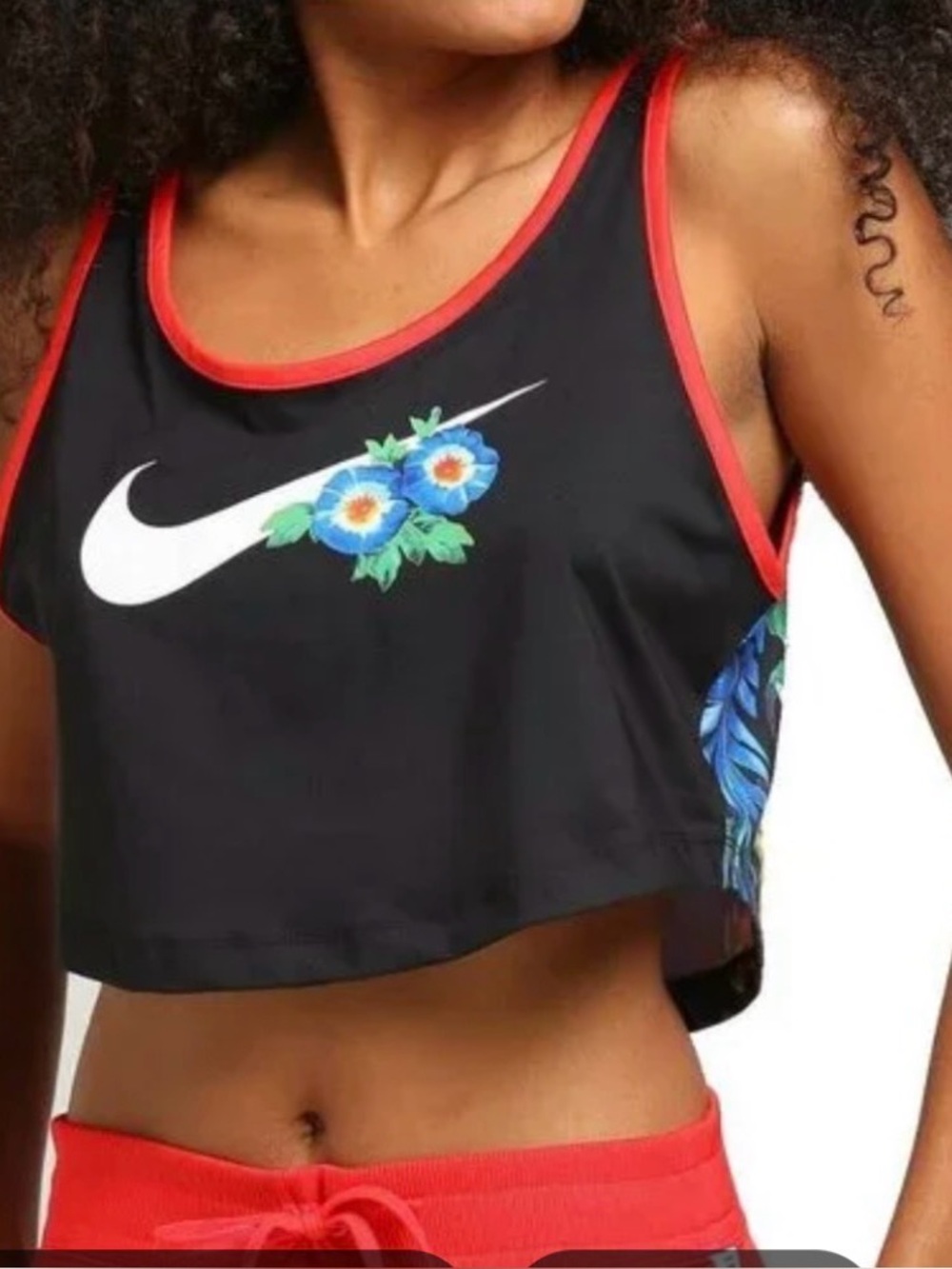 Nike hyperfemme cropped tank, large